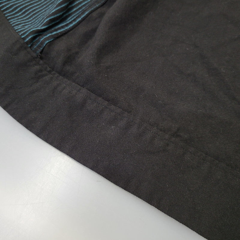 【中古品】【メンズ】 WACKO MARIA ワコマリア LS STRIPE SHIRT ロングスリーブ ストライプ シャツ トップス 長袖 142-260702-cs-03-izu サイズ：M カラー：ブラック×グリーン系 万代Net店