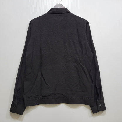 【中古品】【メンズ】 WACKO MARIA ワコマリア LS STRIPE SHIRT ロングスリーブ ストライプ シャツ トップス 長袖 142-260702-cs-03-izu サイズ：M カラー：ブラック×グリーン系 万代Net店