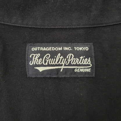 【中古品】【メンズ】 WACKO MARIA ワコマリア LS STRIPE SHIRT ロングスリーブ ストライプ シャツ トップス 長袖 142-260702-cs-03-izu サイズ：M カラー：ブラック×グリーン系 万代Net店