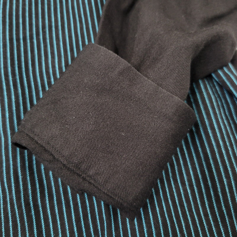 【中古品】【メンズ】 WACKO MARIA ワコマリア LS STRIPE SHIRT ロングスリーブ ストライプ シャツ トップス 長袖 142-260702-cs-03-izu サイズ：M カラー：ブラック×グリーン系 万代Net店