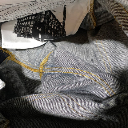 【中古品】【メンズ】 NO FAITH STUDIOS ノーフェイスストゥディオス RAW DENIM JAPANESE LOOSE FIT ロウ デニム ジャパニーズ ルーズ フィット デニムパンツ ズボン ボトムス 151-260626-ya-01-izu サイズ：S カラー：インディゴ 万代Net店