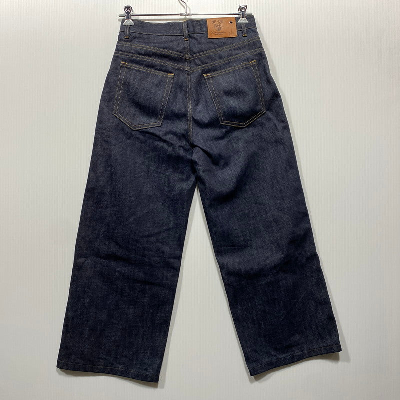 【中古品】【メンズ】 NO FAITH STUDIOS ノーフェイスストゥディオス RAW DENIM JAPANESE LOOSE FIT ロウ デニム ジャパニーズ ルーズ フィット デニムパンツ ズボン ボトムス 151-260626-ya-01-izu サイズ：S カラー：インディゴ 万代Net店