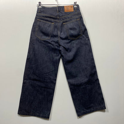 【中古品】【メンズ】 NO FAITH STUDIOS ノーフェイスストゥディオス RAW DENIM JAPANESE LOOSE FIT ロウ デニム ジャパニーズ ルーズ フィット デニムパンツ ズボン ボトムス 151-260626-ya-01-izu サイズ：S カラー：インディゴ 万代Net店
