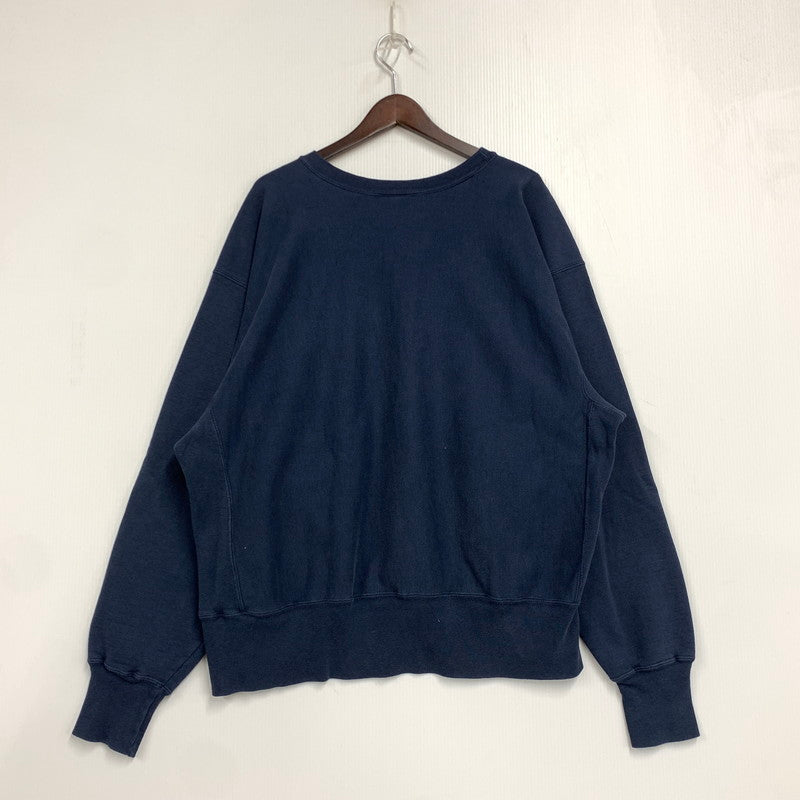 【中古品】【メンズ】 CHAMPION チャンピオン メキシコ製 00S LBI REVERSE WEAVE SWEATSHIRT リバース ウィーブ スウェット トップス 146-260801-yn-08-izu サイズ：XL カラー：ネイビー 万代Net店
