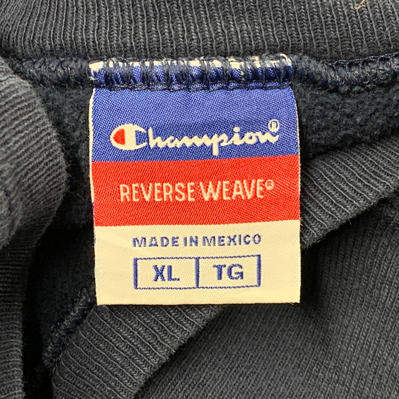 【中古品】【メンズ】 CHAMPION チャンピオン メキシコ製 00S LBI REVERSE WEAVE SWEATSHIRT リバース ウィーブ スウェット トップス 146-260801-yn-08-izu サイズ：XL カラー：ネイビー 万代Net店