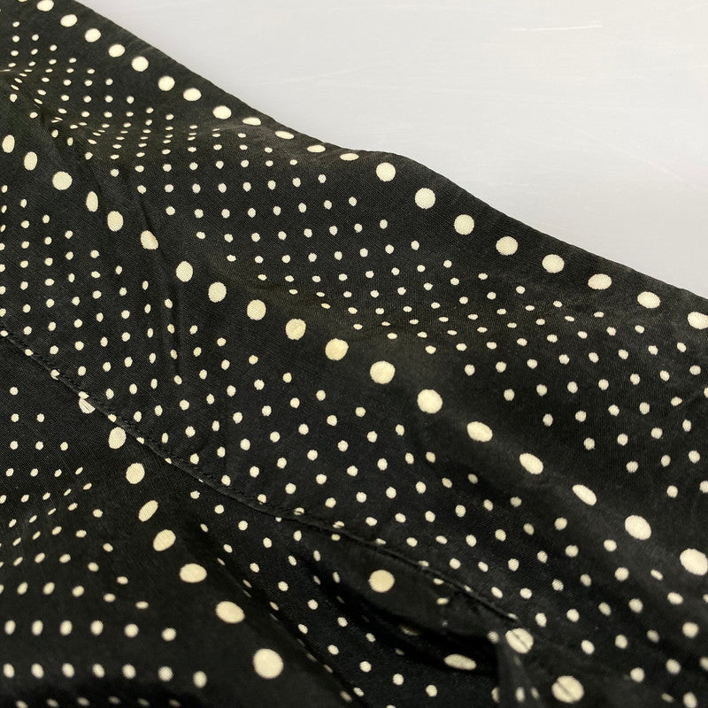【中古品】【メンズ】 WACKO MARIA ワコマリア DOT STRIPE S S SHIRT ドット ストライプ ショートスリーブ シャツ トップス 半袖 142-260626-ya-07-izu サイズ：M カラー：ブラック×ホワイト 万代Net店