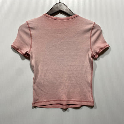 【中古品】【レディース】 DIESEL ディーゼル A12836-0SQAD 24SS T-ELE S S TEE ショートスリーブ Tシャツ トップス 半袖 170-260626-ya-06-izu サイズ：XS カラー：ピンク 万代Net店