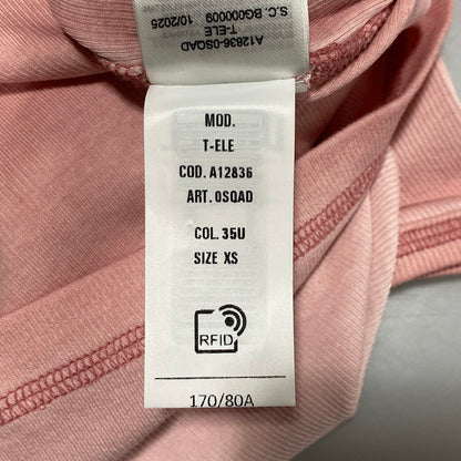 【中古品】【レディース】 DIESEL ディーゼル A12836-0SQAD 24SS T-ELE S S TEE ショートスリーブ Tシャツ トップス 半袖 170-260626-ya-06-izu サイズ：XS カラー：ピンク 万代Net店