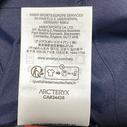 【中古品】【メンズ】 ARC'TERYX アークテリクス X000010513 25AW BETA JACKET MEN'S ベータ ジャケット メンズ アウター 144-260626-ya-10-izu サイズ：S カラー：ネイビー 万代Net店