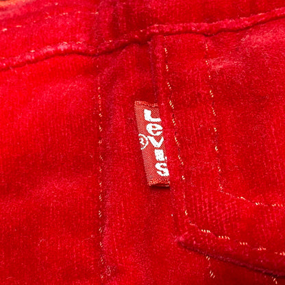 【中古品】【メンズ】 JUNYA WATANABE COMME DES GARCONS MAN ジュンヤ ワタナベ コム デ ギャルソン マン × 10・CORSO・COMO ディエチ コルソ コモ × LEVI'S リーバイス SUEDE TRUCKER JACKET アウター 140-260626-ya-09-izu サイズ：M カラー：レッド 万代Net店