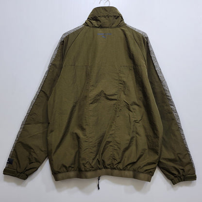 【中古品】【メンズ】 ANREALAGE アンリアレイジ × PUMA プーマ JACQUARD WOVEN JACKET 537077-62 ジャガード ウーブン ジャケット 140-260704-as-07-izu サイズ：L カラー：カーキ 万代Net店