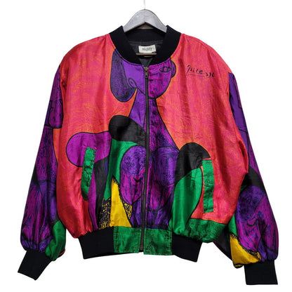 【現状渡し品】【メンズ】 MIGHTY マイティ PICASSO PRINT BLOUSON JACKET ピカソ プリント ブルゾン ジャケット 146-260704-as-04-izu カラー：マルチカラー 万代Net店