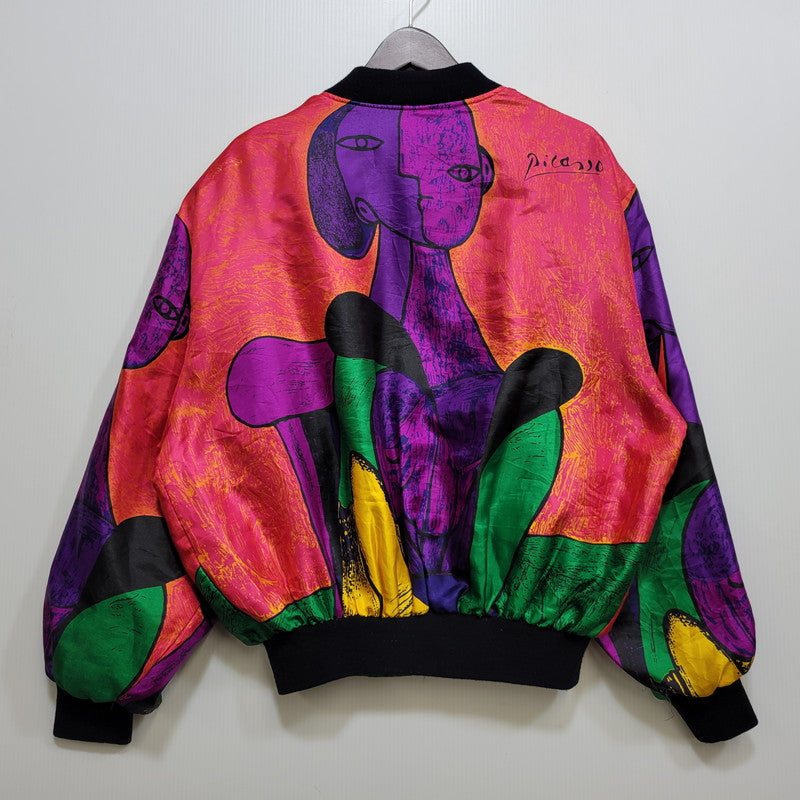 【現状渡し品】【メンズ】 MIGHTY マイティ PICASSO PRINT BLOUSON JACKET ピカソ プリント ブルゾン ジャケット 146-260704-as-04-izu カラー：マルチカラー 万代Net店