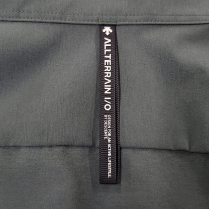 【中古美品】【メンズ】 DESCENTE ALLTERRAIN デサント オルテライン SOLOTEX HALF-SLEEVE REGULAR COLLAR SHIRT DU5SHSI1M ソロテックス ハーフスリーブ レギュラーカラーシャツ 144-260704-as-02-izu サイズ：O カラー：グリーン 万代Net店