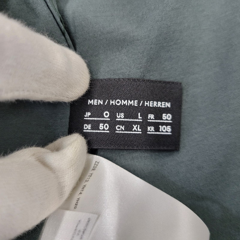 【中古美品】【メンズ】 DESCENTE ALLTERRAIN デサント オルテライン SOLOTEX HALF-SLEEVE REGULAR COLLAR SHIRT DU5SHSI1M ソロテックス ハーフスリーブ レギュラーカラーシャツ 144-260704-as-02-izu サイズ：O カラー：グリーン 万代Net店