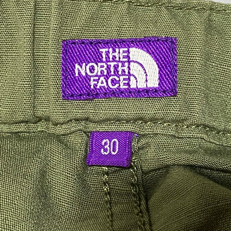 【中古品】【メンズ】 THE NORTH FACE - PURPLE LABEL ザ・ノース・フェイス パープルレーベル RIPSTOP WIDE CROPPED FIELD PANTS リップストップ ワイド クロップド フィールドパンツ ズボン ボトムス 144-260626-ya-04-izu サイズ：30 カラー：カーキ 万代Net店