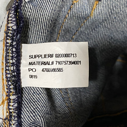 【中古品】【メンズ】 POLO RALPH LAUREN ポロ・ラルフローレン BUTTON FLY ボタンフライ PATCHWORK DISTRESSED DENIM PANTS パッチワーク ディストレスト デニム パンツ ズボン ボトムス 158-260626-ya-02-izu サイズ：33×32 カラー：インディゴ 万代Net店
