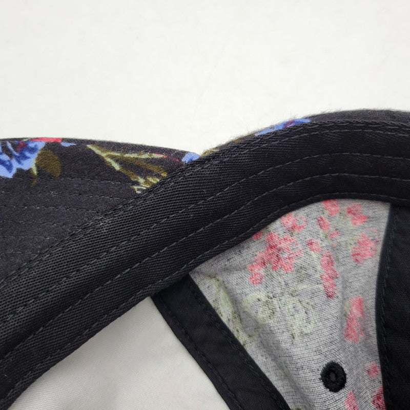 【中古品】【メンズ/レディース】 SUPREME シュプリーム 26SS FLORAL FLANNEL フローラル フランネル 6-PANEL キャップ 帽子 185-260625-ya-21-izu サイズ：ONE SIZE（58cm） カラー：ブラック 万代Net店