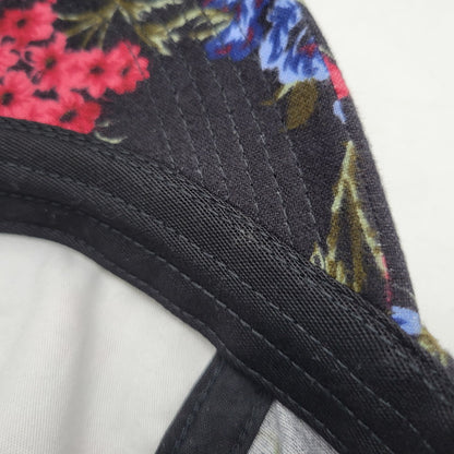 【中古品】【メンズ/レディース】 SUPREME シュプリーム 26SS FLORAL FLANNEL フローラル フランネル 6-PANEL キャップ 帽子 185-260625-ya-21-izu サイズ：ONE SIZE（58cm） カラー：ブラック 万代Net店
