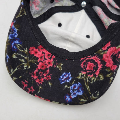 【中古品】【メンズ/レディース】 SUPREME シュプリーム 26SS FLORAL FLANNEL フローラル フランネル 6-PANEL キャップ 帽子 185-260625-ya-21-izu サイズ：ONE SIZE（58cm） カラー：ブラック 万代Net店