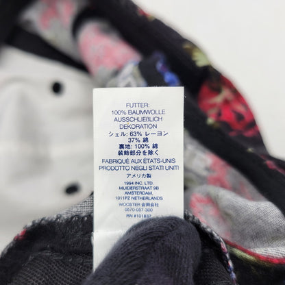 【中古品】【メンズ/レディース】 SUPREME シュプリーム 26SS FLORAL FLANNEL フローラル フランネル 6-PANEL キャップ 帽子 185-260625-ya-21-izu サイズ：ONE SIZE（58cm） カラー：ブラック 万代Net店