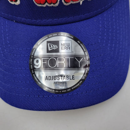 【中古美品】【メンズ】 SUPREME シュプリーム 26SS GOTHIC OUTLINE ADJUSTABLE NEW ERA ゴシック アウトライン アジャスタブル ニューエラ キャップ 帽子 185-260625-ya-20-izu サイズ：ONE SIZE カラー：ネイビー 万代Net店