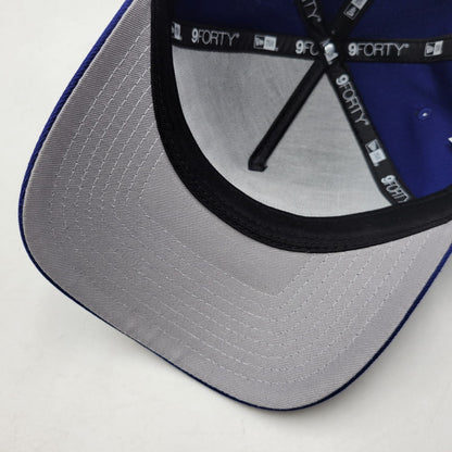 【中古美品】【メンズ】 SUPREME シュプリーム 26SS GOTHIC OUTLINE ADJUSTABLE NEW ERA ゴシック アウトライン アジャスタブル ニューエラ キャップ 帽子 185-260625-ya-20-izu サイズ：ONE SIZE カラー：ネイビー 万代Net店