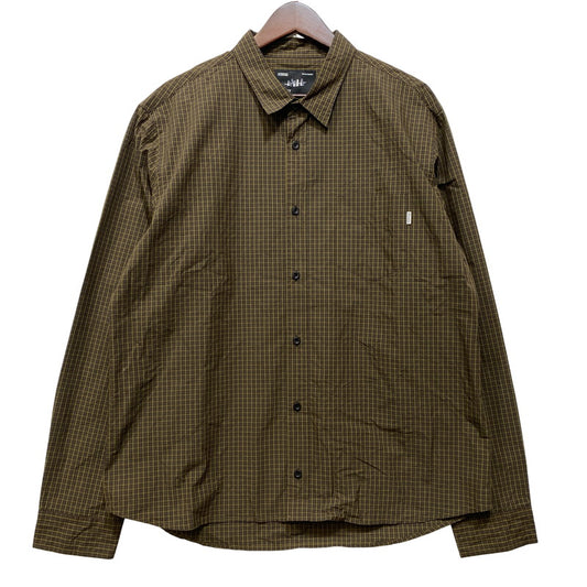 【中古品】【メンズ】 WHIMSY ウィムジー WMS-21SS-SH02 L S CHECK SHIRT ロングスリーブ チェック シャツ トップス 長袖 142-260712-ya-10-izu サイズ：XL カラー：カーキ 万代Net店