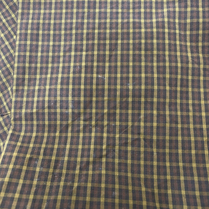 【中古品】【メンズ】 WHIMSY ウィムジー WMS-21SS-SH02 L S CHECK SHIRT ロングスリーブ チェック シャツ トップス 長袖 142-260712-ya-10-izu サイズ：XL カラー：カーキ 万代Net店