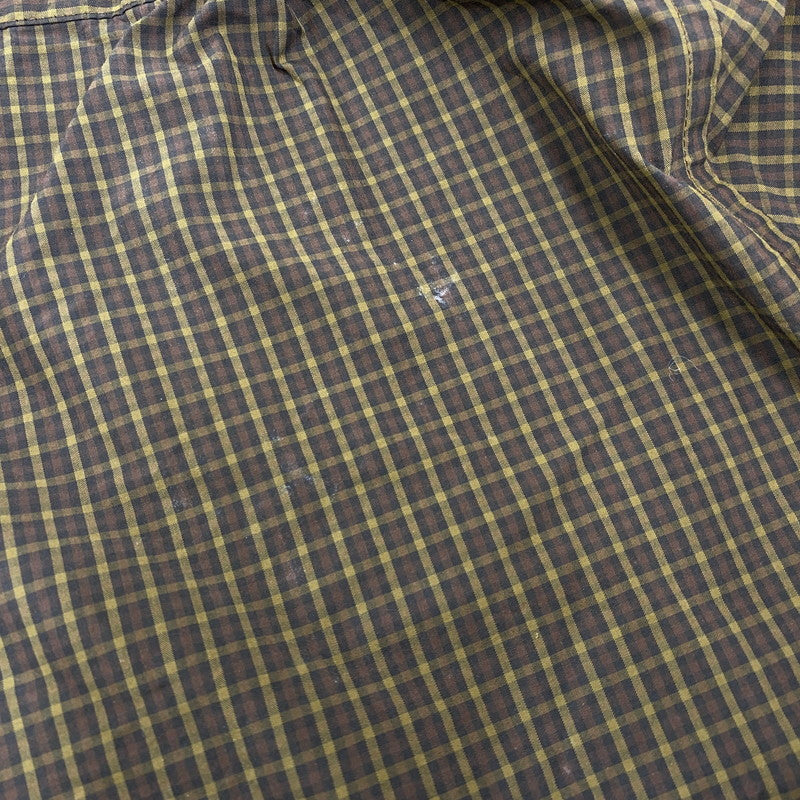 【中古品】【メンズ】 WHIMSY ウィムジー WMS-21SS-SH02 L S CHECK SHIRT ロングスリーブ チェック シャツ トップス 長袖 142-260712-ya-10-izu サイズ：XL カラー：カーキ 万代Net店