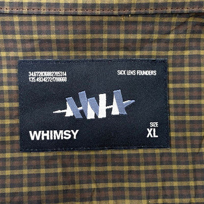 【中古品】【メンズ】 WHIMSY ウィムジー WMS-21SS-SH02 L S CHECK SHIRT ロングスリーブ チェック シャツ トップス 長袖 142-260712-ya-10-izu サイズ：XL カラー：カーキ 万代Net店