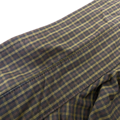 【中古品】【メンズ】 WHIMSY ウィムジー WMS-21SS-SH02 L S CHECK SHIRT ロングスリーブ チェック シャツ トップス 長袖 142-260712-ya-10-izu サイズ：XL カラー：カーキ 万代Net店