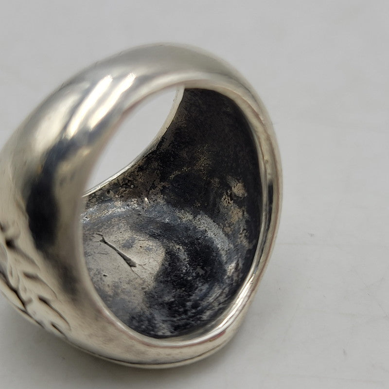 【中古品】【メンズ/レディース】 OLD STUSSY オールドステューシー SLVER シルバー 90-00S CLOWN LOGO COLLEGE RING クラウン ロゴ カレッジ リング アクセサリー 192-260625-ya-24-izu カラー：シルバー 万代Net店