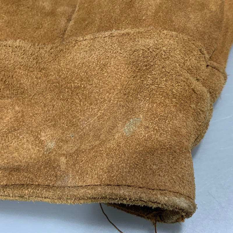 【中古品】【メンズ】 YEARBOOK SUEDE FRINGE SHORT JACKET スエード フリンジ ショートジャケット 146-260701-as-08-izu サイズ：L カラー：ブラウン 万代Net店