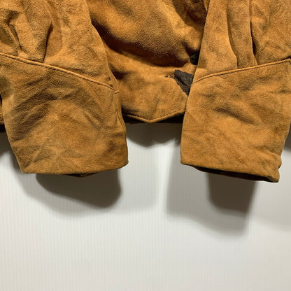 【中古品】【メンズ】 YEARBOOK SUEDE FRINGE SHORT JACKET スエード フリンジ ショートジャケット 146-260701-as-08-izu サイズ：L カラー：ブラウン 万代Net店
