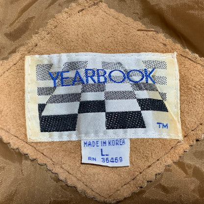 【中古品】【メンズ】 YEARBOOK SUEDE FRINGE SHORT JACKET スエード フリンジ ショートジャケット 146-260701-as-08-izu サイズ：L カラー：ブラウン 万代Net店
