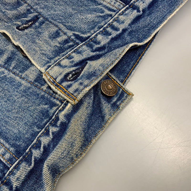 【現状渡し品】【メンズ】 Levi's リーバイス DENIM JACKET デニムジャケット 刻印523 USA製 アウター 146-260728-ay-09-izu カラー：インディゴ 万代Net店