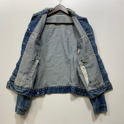 【現状渡し品】【メンズ】 Levi's リーバイス DENIM JACKET デニムジャケット 刻印523 USA製 アウター 146-260728-ay-09-izu カラー：インディゴ 万代Net店