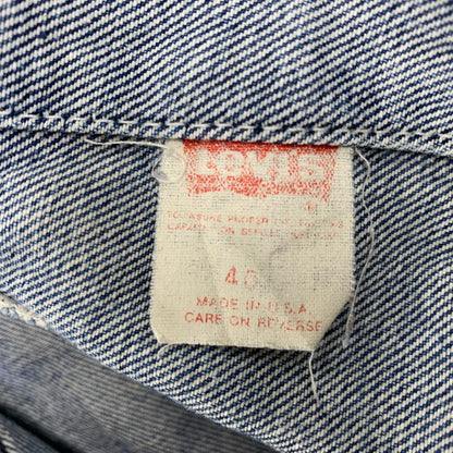【現状渡し品】【メンズ】 Levi's リーバイス DENIM JACKET デニムジャケット 刻印523 USA製 アウター 146-260728-ay-09-izu カラー：インディゴ 万代Net店