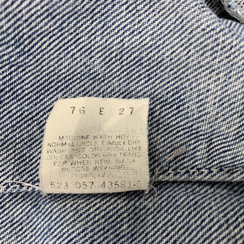 【現状渡し品】【メンズ】 Levi's リーバイス DENIM JACKET デニムジャケット 刻印523 USA製 アウター 146-260728-ay-09-izu カラー：インディゴ 万代Net店