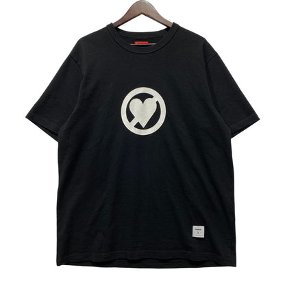 【中古品】【メンズ】 SUPREME シュプリーム 22FW NO LOVE ノーラブ S S TOP ショートスリーブ トップ 半袖 149-260625-ya-22-izu サイズ：L カラー：ブラック 万代Net店