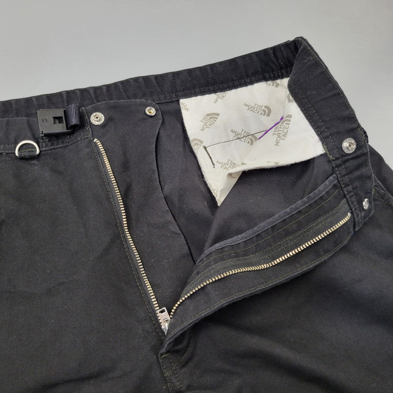 【中古品】【メンズ】 THE NORTH FACE PURPLE LABEL ザノースフェイスパープルレーベル COOLMAX STRETCH TWILL WIDE PANTS NT5653N ストレッチツイル ワイドパンツ 155-260704-as-10-izu サイズ：34 カラー：ブラック 万代Net店