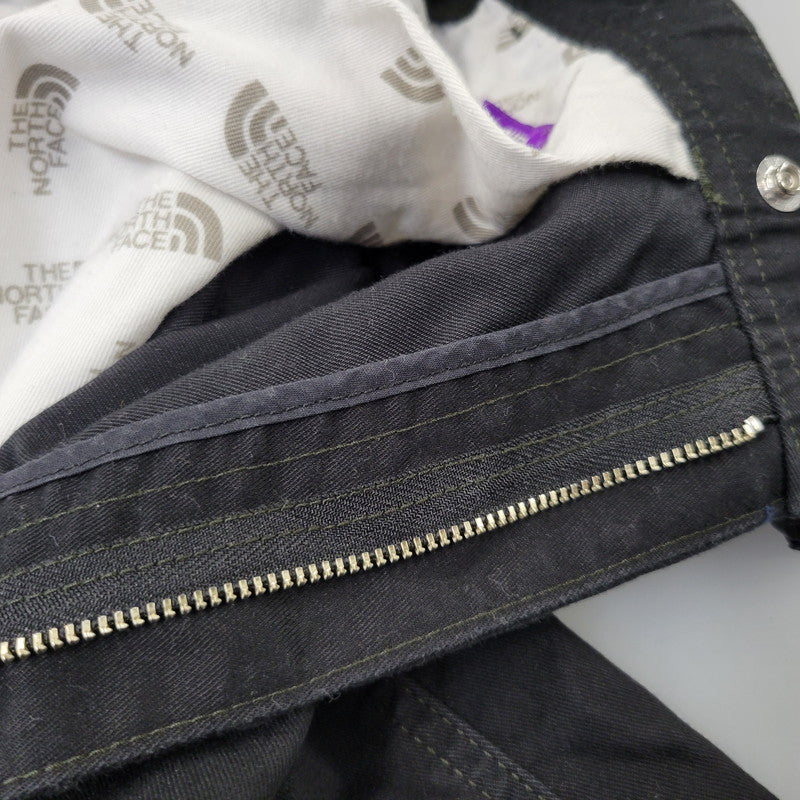【中古品】【メンズ】 THE NORTH FACE PURPLE LABEL ザノースフェイスパープルレーベル COOLMAX STRETCH TWILL WIDE PANTS NT5653N ストレッチツイル ワイドパンツ 155-260704-as-10-izu サイズ：34 カラー：ブラック 万代Net店