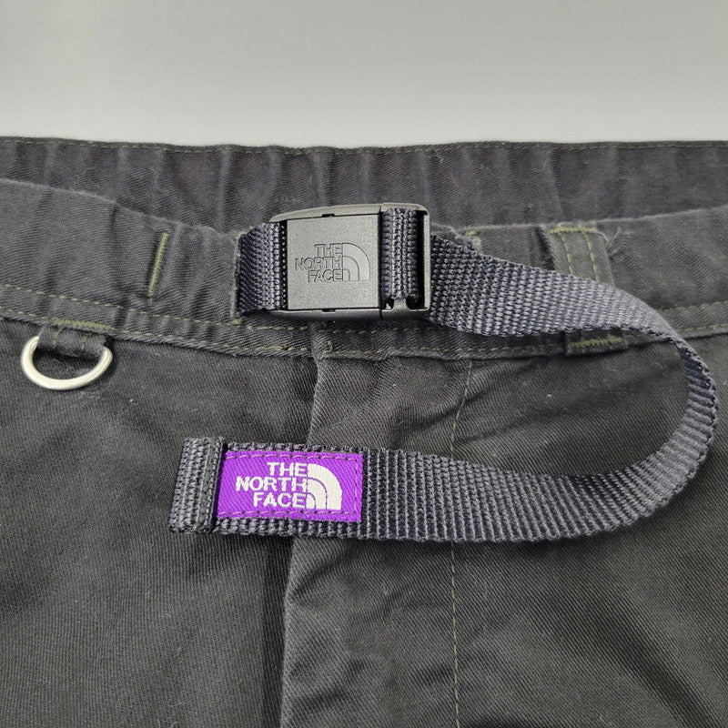 【中古品】【メンズ】 THE NORTH FACE PURPLE LABEL ザノースフェイスパープルレーベル COOLMAX STRETCH TWILL WIDE PANTS NT5653N ストレッチツイル ワイドパンツ 155-260704-as-10-izu サイズ：34 カラー：ブラック 万代Net店