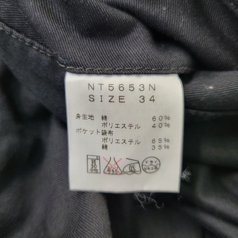 【中古品】【メンズ】 THE NORTH FACE PURPLE LABEL ザノースフェイスパープルレーベル COOLMAX STRETCH TWILL WIDE PANTS NT5653N ストレッチツイル ワイドパンツ 155-260704-as-10-izu サイズ：34 カラー：ブラック 万代Net店