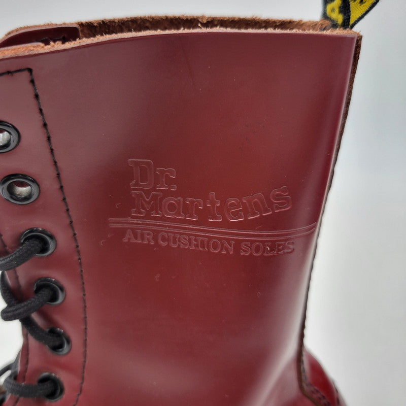 【現状渡し品】【レディース】 DR. MARTENS ドクターマーチン 1490 10 EYE LONG BOOTS アイ ロング ブーツ シューズ 靴 167-260625-ya-26-izu サイズ：UK5 カラー：レッド 万代Net店