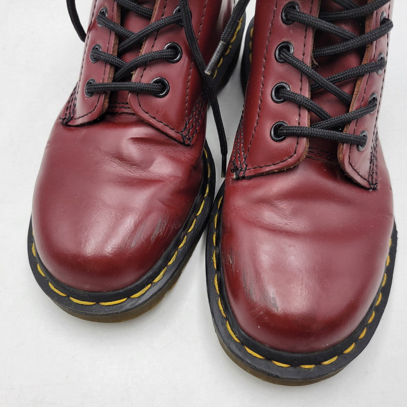 【現状渡し品】【レディース】 DR. MARTENS ドクターマーチン 1490 10 EYE LONG BOOTS アイ ロング ブーツ シューズ 靴 167-260625-ya-26-izu サイズ：UK5 カラー：レッド 万代Net店