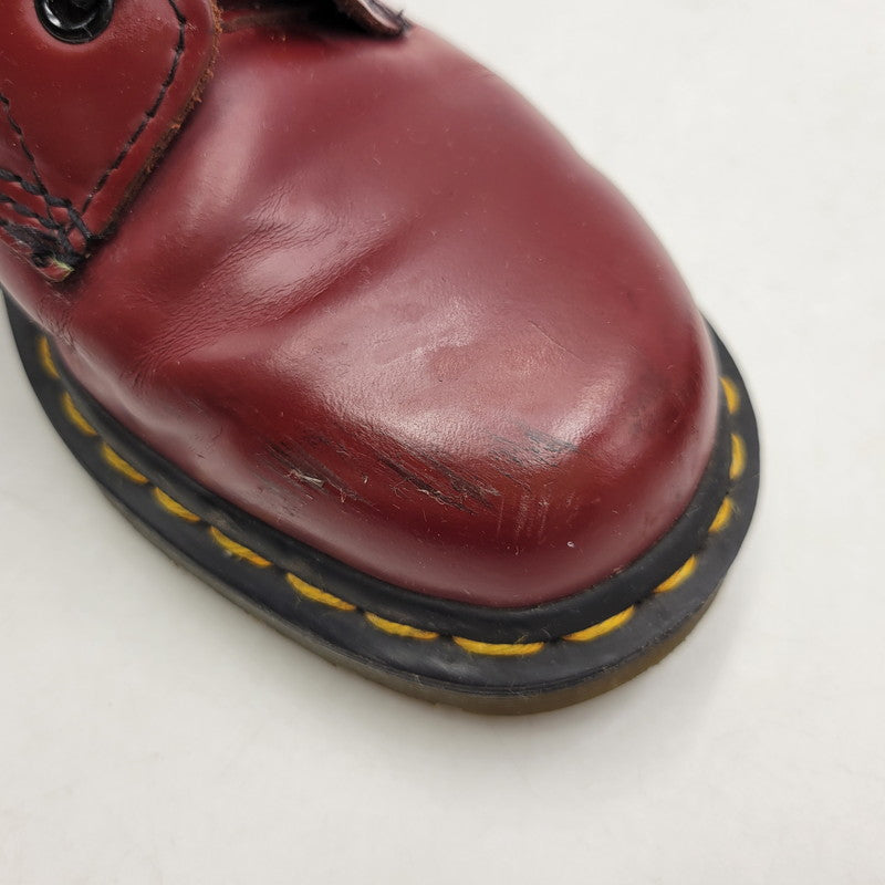 【現状渡し品】【レディース】 DR. MARTENS ドクターマーチン 1490 10 EYE LONG BOOTS アイ ロング ブーツ シューズ 靴 167-260625-ya-26-izu サイズ：UK5 カラー：レッド 万代Net店