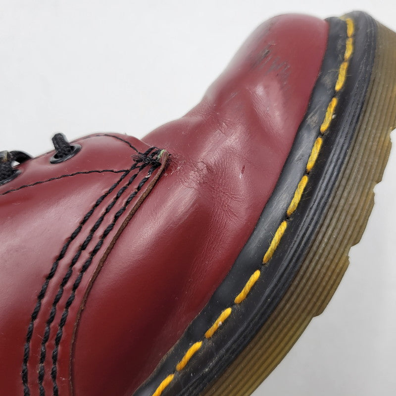 【現状渡し品】【レディース】 DR. MARTENS ドクターマーチン 1490 10 EYE LONG BOOTS アイ ロング ブーツ シューズ 靴 167-260625-ya-26-izu サイズ：UK5 カラー：レッド 万代Net店