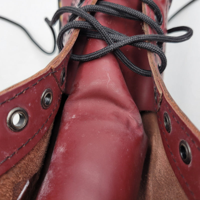 【現状渡し品】【レディース】 DR. MARTENS ドクターマーチン 1490 10 EYE LONG BOOTS アイ ロング ブーツ シューズ 靴 167-260625-ya-26-izu サイズ：UK5 カラー：レッド 万代Net店
